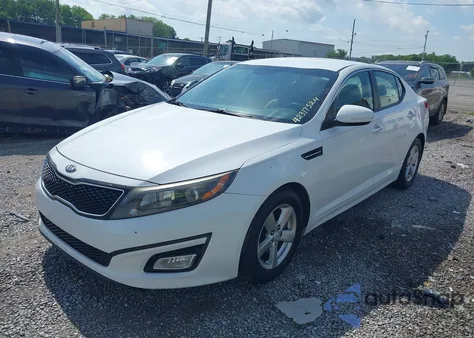 2015 Kia Optima Lx z USA, uszkodzony, nr VIN 5XXGM4A71FG512167